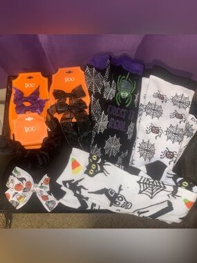 Halloween hair accessories socks